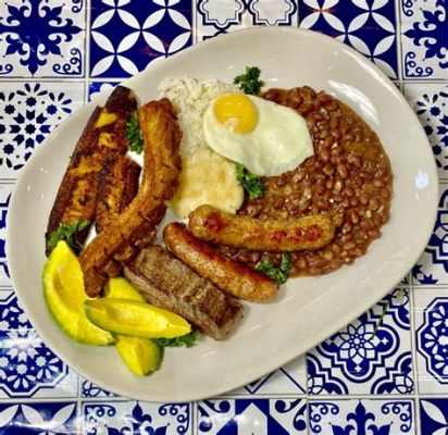   Bandeja Paisa: Pikantne Ucztowanie Z Kolumbijskiej Płaskowyżu!