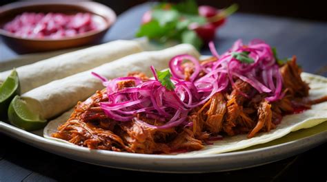  Cochinita Pibil: Delikatne mięso w otoczeniu egzotycznych przypraw, udusił się w liściach bananowych do perfekcji!