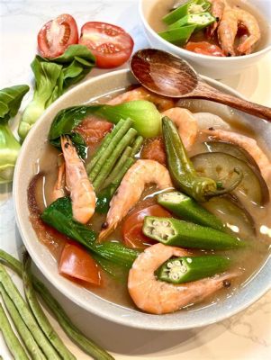  Sinigang na Hipon: Odkryj kwaśny i aromatyczny makaron z krewetkami prosto z Cebu!